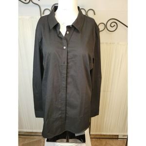 Banana Republic Riley Black Button Down Shirt